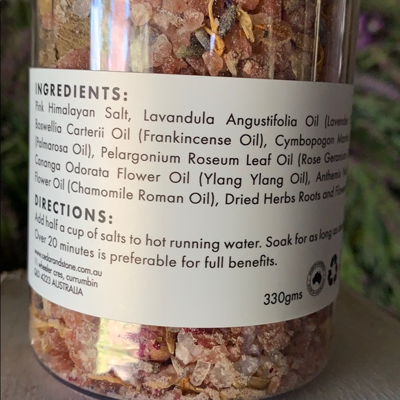 Cedar + Stone Australian PINK Himalayan bath salts - Picture 8 of 9